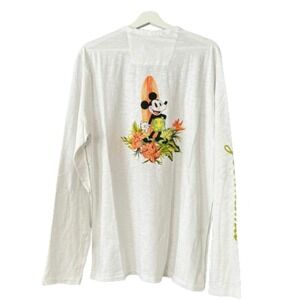 Tommy Bahama Disney Happiest Surf On Earth Long Sleeve Mickey Mouse Shirt 2XLB